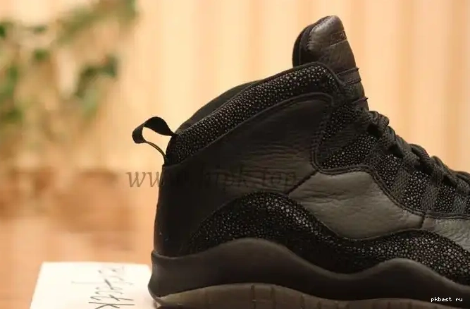black best Air Jordan X Authentic version Ovo 0601